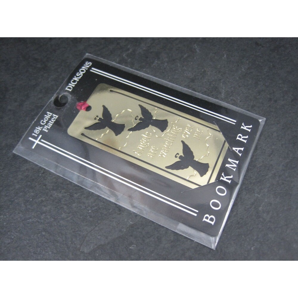 Vintage 18K Gold Plated Angel Bookmark